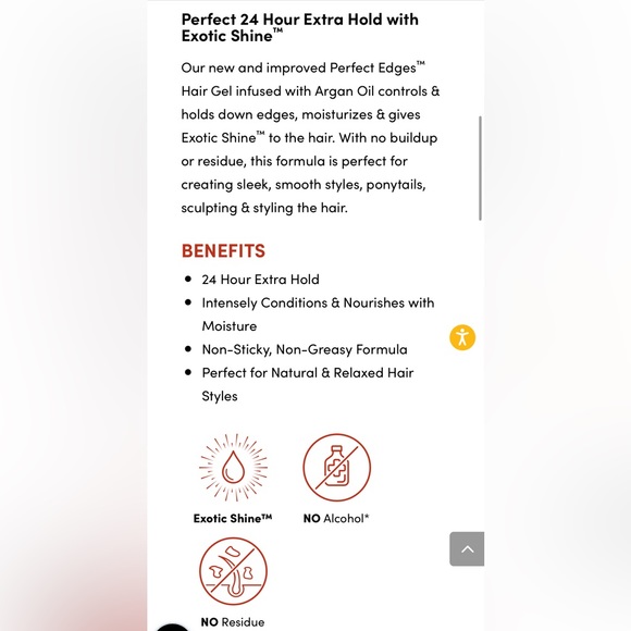 Creme of Nature with Argan Oil PERFECT EDGES - Picture 5 of 5